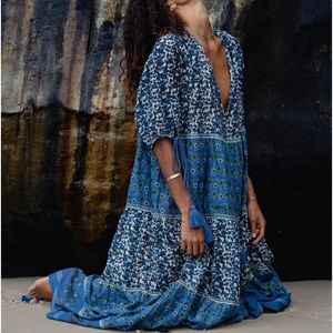 DAUGHTERS OF INDIA - Deepa Dress in Sapphire Blue
